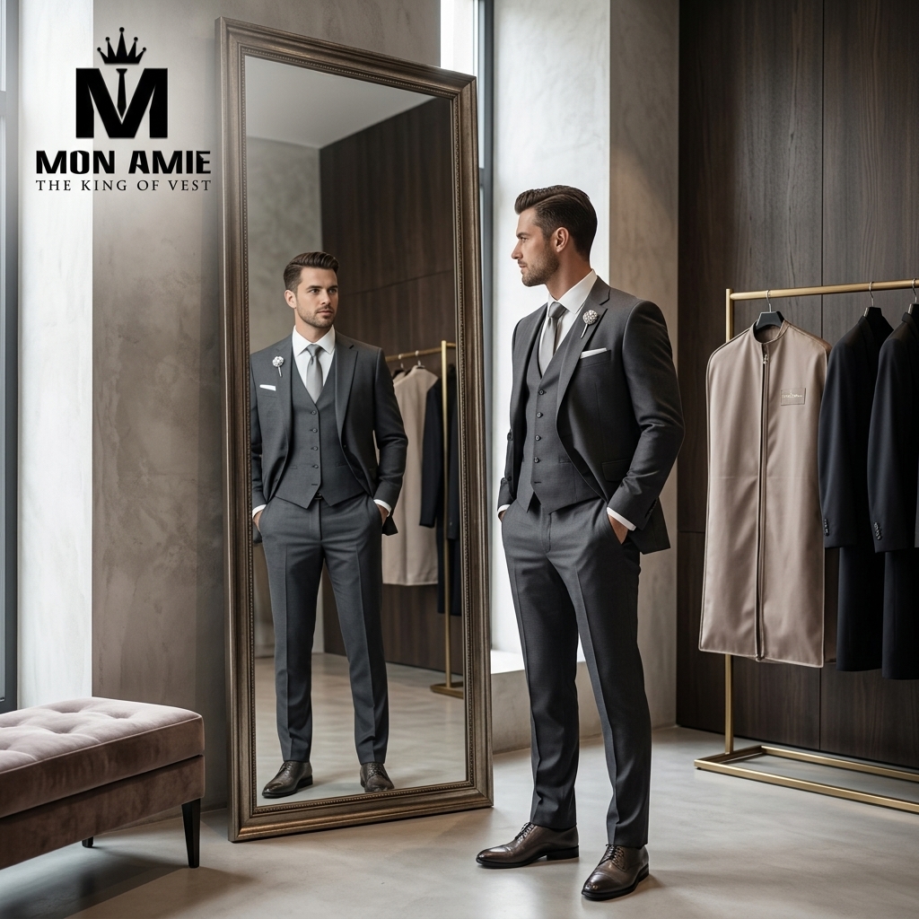 may suit trước đám cưới và phong cách chú rể