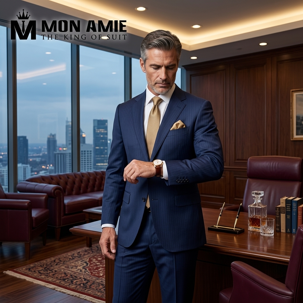 phối hợp đồng hồ với suit chuẩn phong cách CEO