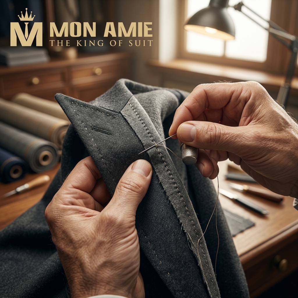 Nghệ thuật may đo bespoke suit thủ công tại Mon Amie