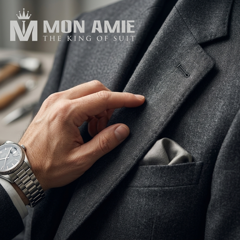 suit hội nghị quốc tế và chất liệu vải cao cấp
